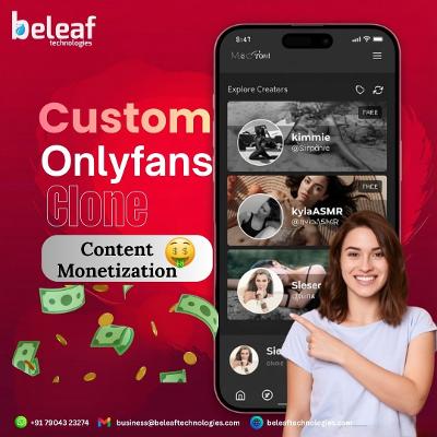Services: Custom OnlyFans Clone Development Service for Content Monetization